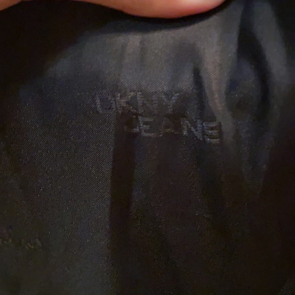 DKNY Jeans small black pea coat!! - Picture 5 of 9